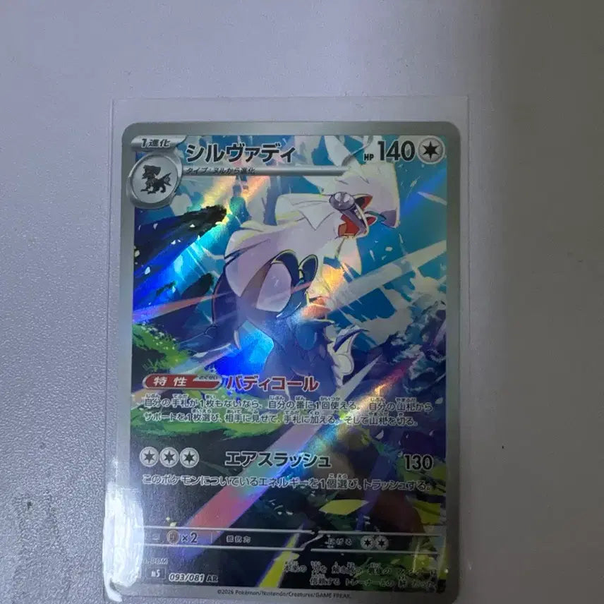 [BUNJANG] Pokemon Card Silverd AR / 포켓몬 카드 실버디 AR