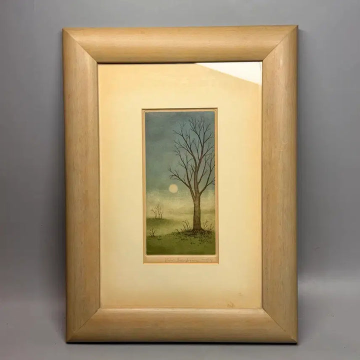 [BUNJANG] Kim Ku Lim 1977 Etching Print / 김구림 판화 고화 서양화가