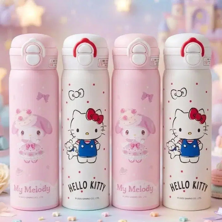 [BUNJANG] Hello Kitty &amp; My Melody 500ml Stainless Steel Tumbler / 헬로키티 캐릭터 500ml 텀블러 새상품