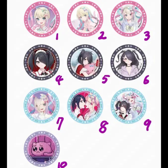 [BUNJANG] Nidgirl V Square Pop-up Can Badge Group Buy / [공구] 니디걸 브이스퀘어 팝업 캔뱃지 공구합니당