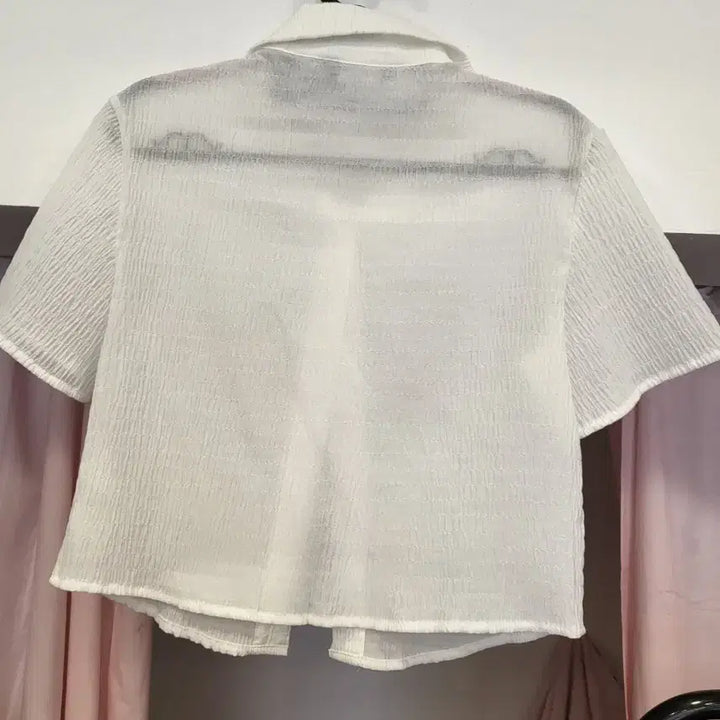 [BUNJANG] The Daygirls Cropped Shirt White / 크롭 셔츠 화이트(더데이걸즈)
