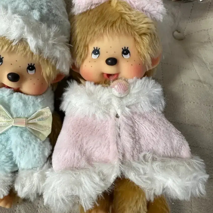 [BUNJANG] Monchhichi Winter Snow Couple Set (No Tag) / 몬치치 윈터 스노우 커플 세트 택없음