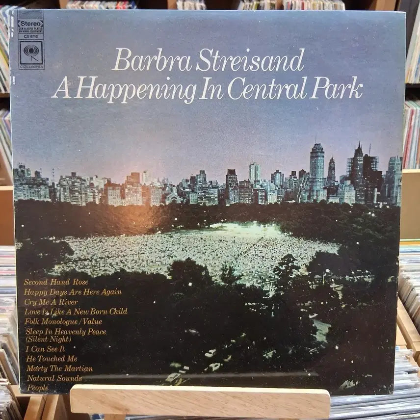 [BUNJANG] Barbra Streisand Live in Central Park LP Record / 희귀 바브라 스트라이샌드 센트럴파크 공연 LP 할인
