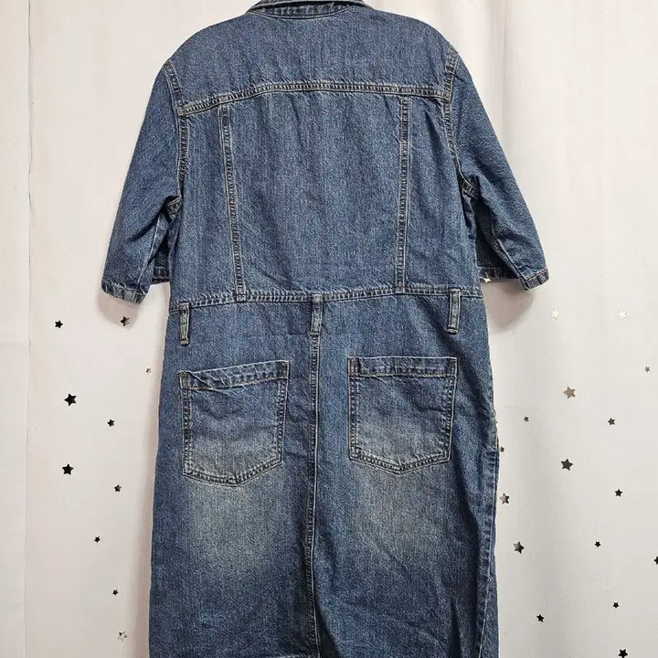 [BUNJANG] 8SECONDS Blue Denim Shirt Dress Size M / 에잇세컷즈 청 데님 셔츠 원피스 m
