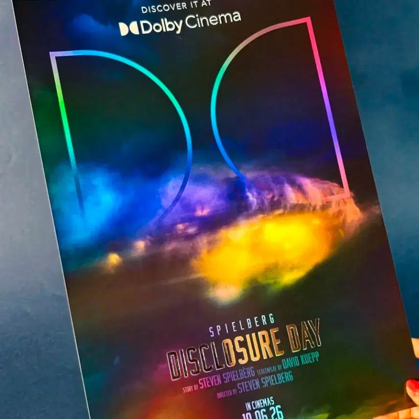[BUNJANG] Disclosure Day Dolby Cinema Megabox Exclusive Poster / 디스클로저데이 돌비 포스터 돌비시네마 메가박스 굿즈 특전