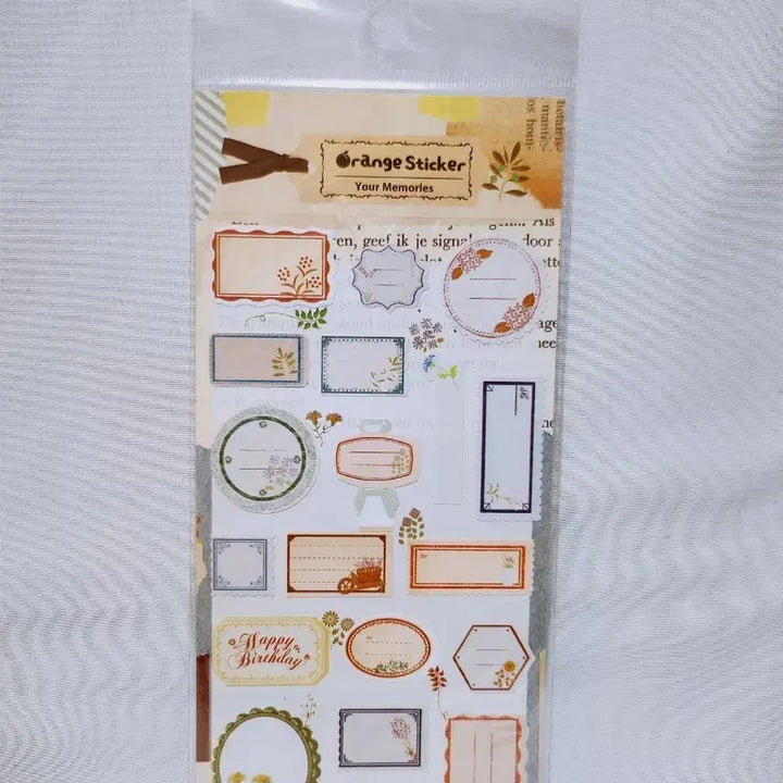 [BUNJANG] Vintage Label Stickers / (7월세일)[고전문구] 빈티지 라벨 스티커