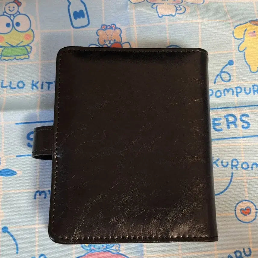 [BUNJANG] 5-Ring Black PU Leather Diary Binder / m5 5공 블랙 검정 다이어리 바인더 pu 가죽