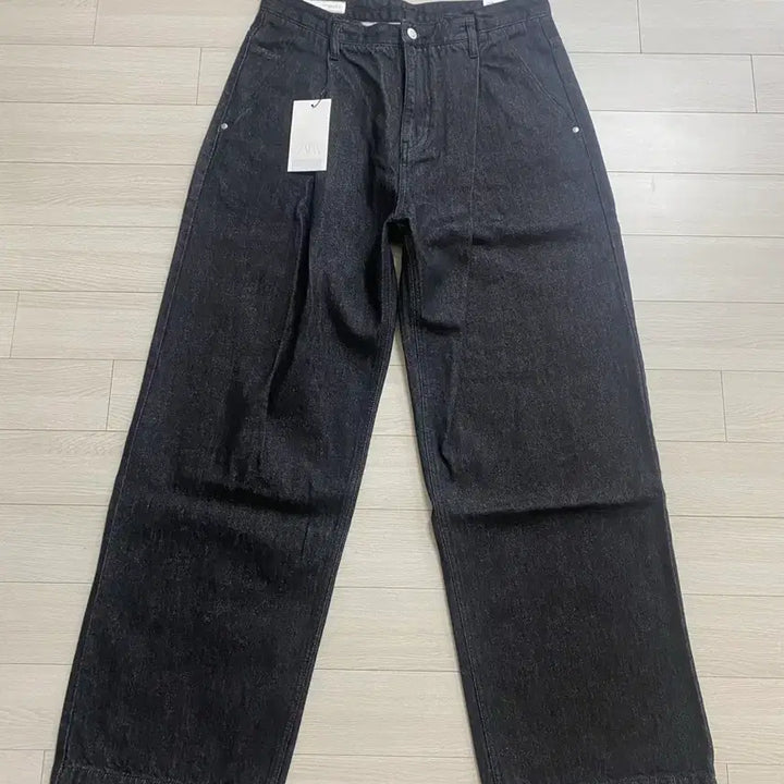[BUNJANG] ZARA Pleated Wide Pants / 자라 ZARA 플리츠 와이드 팬츠 42(32) 새상품