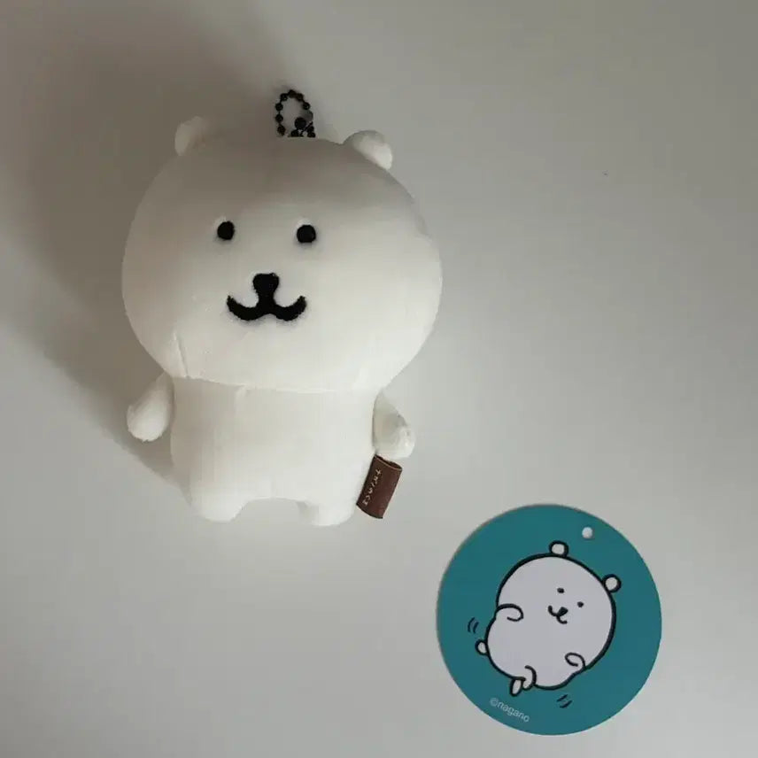 [BUNJANG] Nongdamgom Basic Mochi Mascot Plush Keychain / 농담곰 기본 모찌 마스코트 인형 키링
