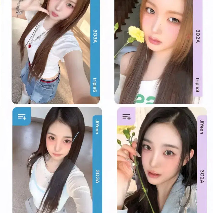 [BUNJANG] tripleS Jiyeon, Yoobin CC302A, CC303A Photocard Purchase / 구매) 트리플에스 지연, 주빈 cc302A, cc303A 구매합니다