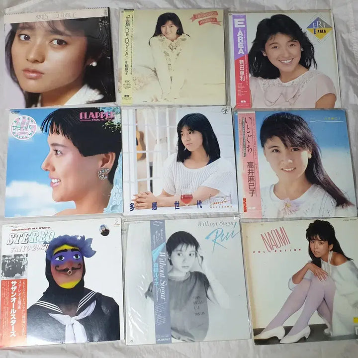 [BUNJANG] Japanese Singers LP Bundle Set (18 Records) / 일본 가수 LP  18종 일괄