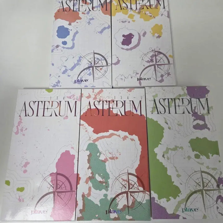 [BUNJANG] PLAVE Asterum Album 5 Members Fragrance Tag Bundle Set (No Photocard) / 플레이브 아스테룸 앨범 5인 일괄(포카없음)