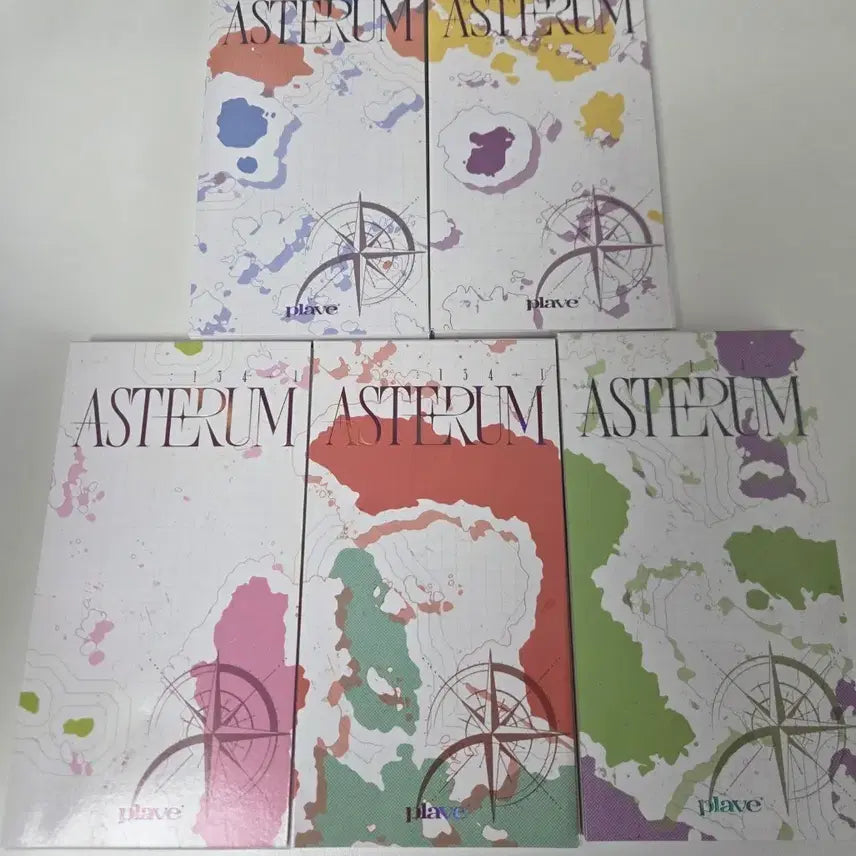 [BUNJANG] PLAVE Asterum Album 5 Members Fragrance Tag Bundle Set (No Photocard) / 플레이브 아스테룸 앨범 5인 일괄(포카없음)