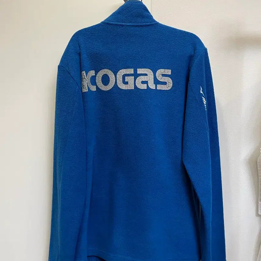 [BUNJANG] Korea Gas Corporation Mizuno Zip-Up Fleece Jacket / 한국가스공사 태권도 후리스
