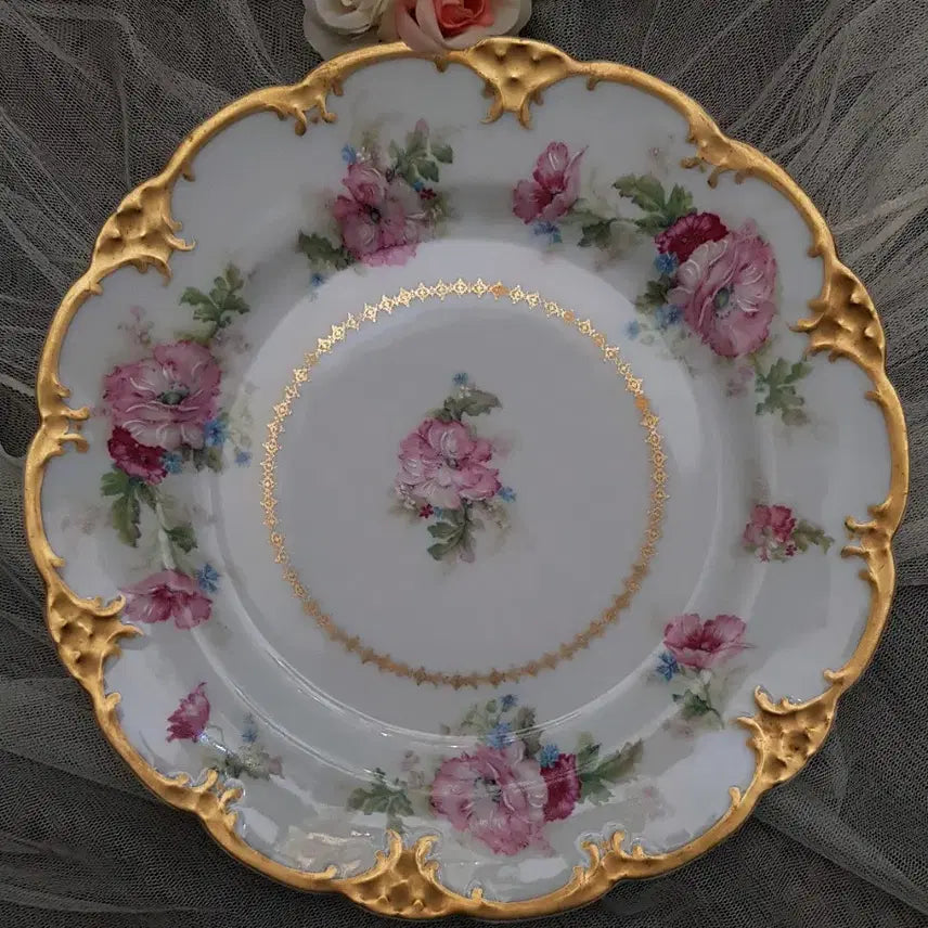 [BUNJANG] Haviland Limoges Enamel Painting Dinner Plate / 프랑스하빌랜드 리모즈