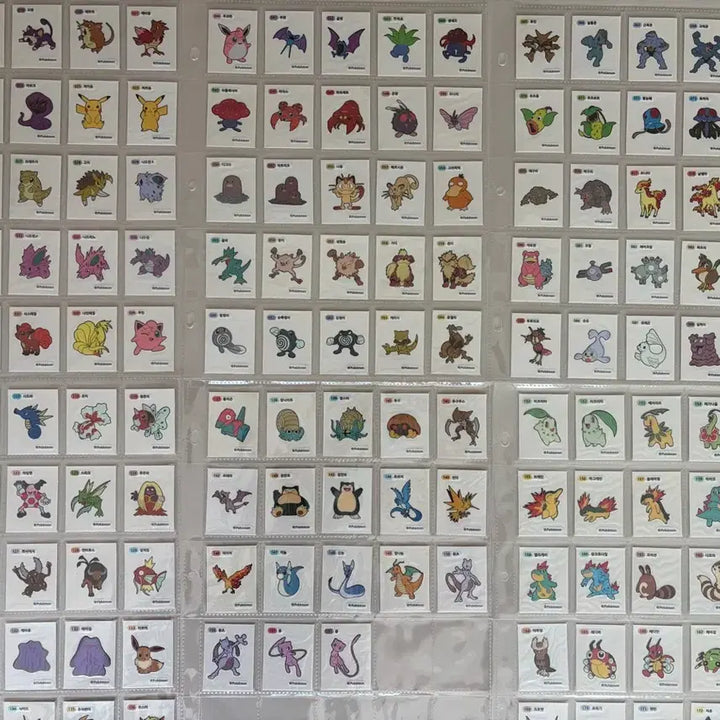 [BUNJANG] Pokemon Stickers Generation 1 &amp; 2 Full Set + Halloween Full Set + Lovely Full Set / 포켓몬 띠부씰 1,2세대 전종+할로윈+러블리