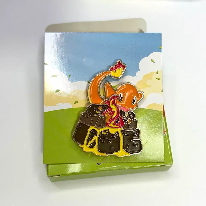 [BUNJANG] Isak Toast Charmander Pokemon Badge / 이삭토스트 포켓몬벳지 파이리 양도합니다