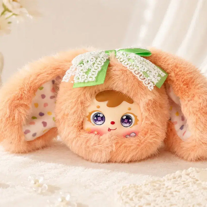 [BUNJANG] BabyThree Samuel Candy Heart Bunny Two-Eye Doll Keychain / 베이비쓰리 사무엘 캔디 하트 버니 투눈 인형 키링