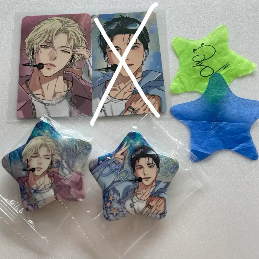 [BUNJANG] Sparkles Pop-up Collection Set Han Seo In Baek Young Woon Can Badge Bundle Set / 일괄) 스파클즈 팝업 백라이트 한서인 백영운 캔뱃지 컬포 포카