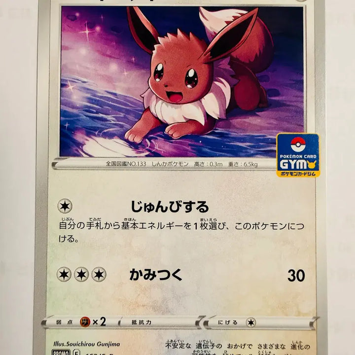 [BUNJANG] Pokemon Card Jim Limited Promo 163/S-P Eevee (Highest Grade) / [등급용/최상급] 포켓몬 카드 짐 한정 프로모 163/S-P 이브이