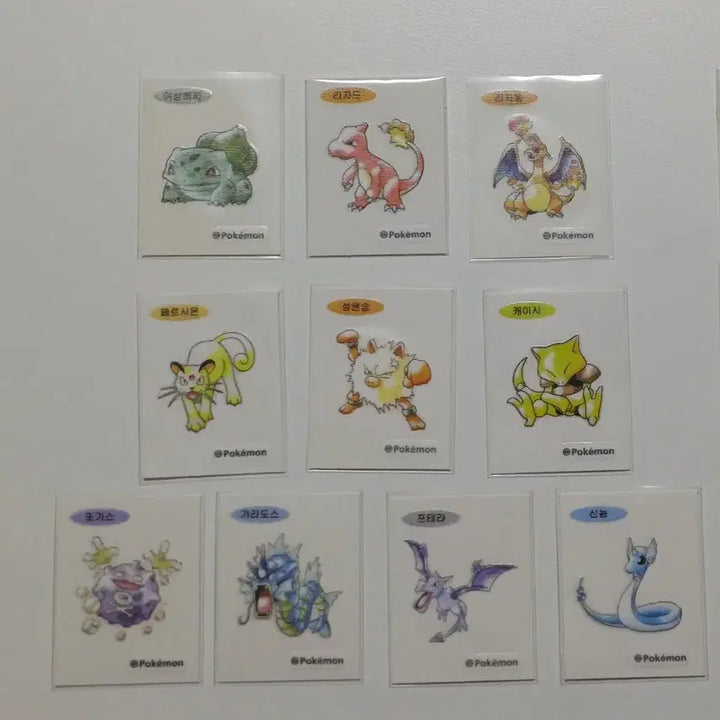 [BUNJANG] Pokemon 30th Anniversary Artwork "Tti-bu-seal" Trading Cards / (교환) 포켓몬스터 30주년 아트웍 띠부씰