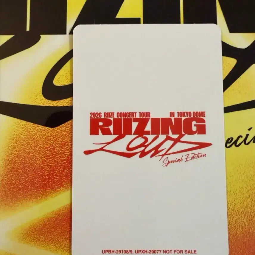 [BUNJANG] RIIZE Shotaro 2026 Tokyo Dome Blu-ray/DVD Photocard / 라이즈 쇼타로 2026도쿄돔 블루레이 dvd 포토카드