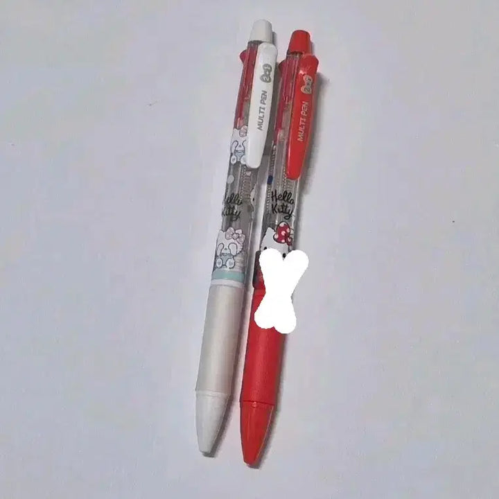 [BUNJANG] Sanrio Hello Kitty Classic Multi Pen (Red, Black, Mechanical Pencil) / 고전 키티 멀티펜(샤프+빨강+검정)