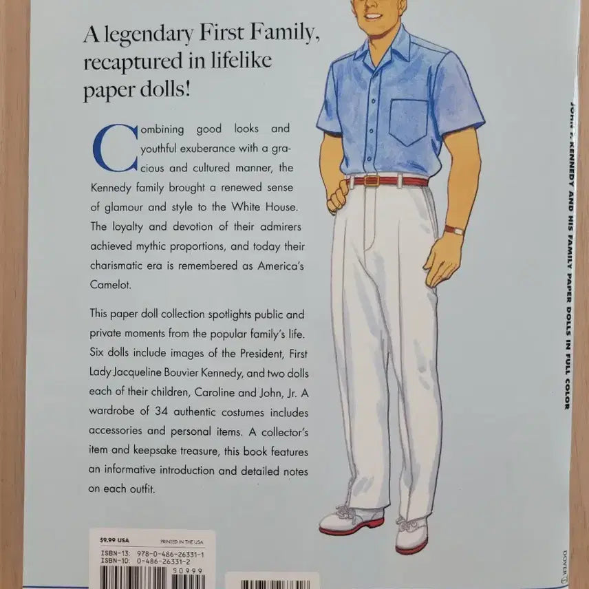 [BUNJANG] Tom Tierney John F. Kennedy and Family Paper Dolls / 종이 인형 paper doll 존 F 케네디