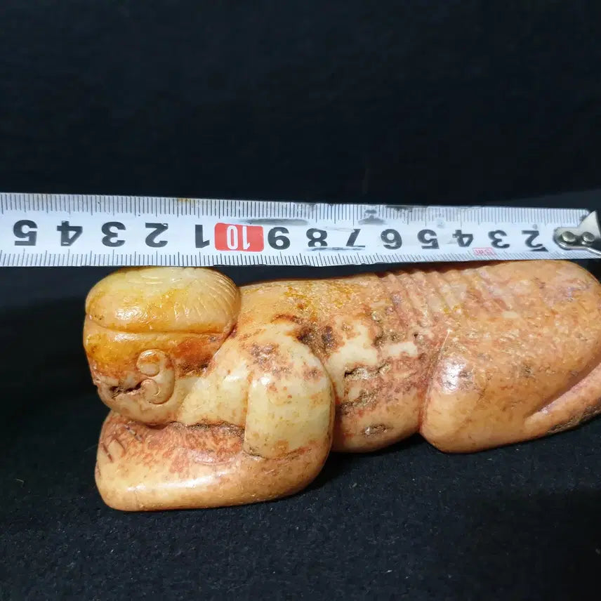 [BUNJANG] Excavated Huazhen Jade White Jade Figure / (수원만물)출토 화전옥 백옥 인물상