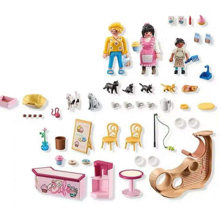 [BUNJANG] Playmobil 71744 Cat Cafe Playset / 플레이모빌 71744 고양이카페