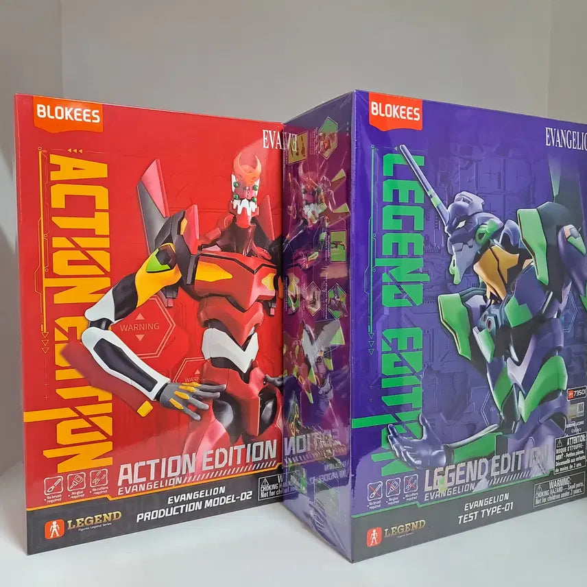 [BUNJANG] Blocky Evangelion Unit-01 &amp; Unit-02 Set (Sealed Unit-01) / [미개봉] 블로키 에반게리온 1호기 2호기 세트 팝니다