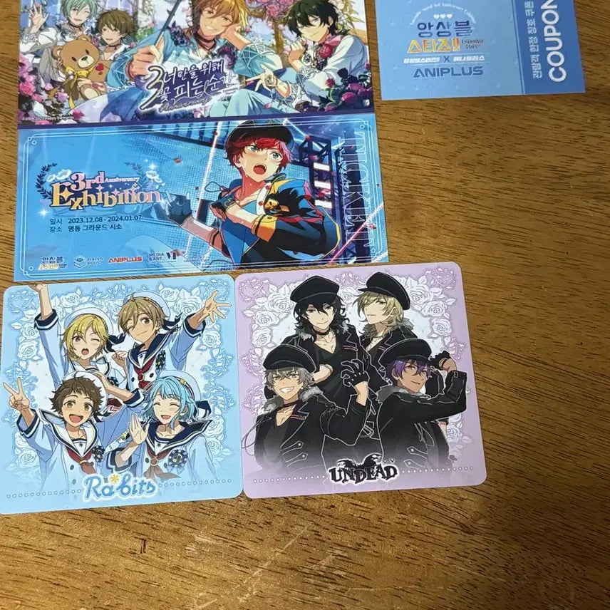 [BUNJANG] Ensemble Stars 3rd Anniversary Exhibition Goods Bundle Set / 앙스타 3주년 전시회 세트 일괄