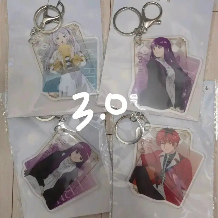 [BUNJANG] Sousou no Frieren Chinese Lottery Acrylic Keyring / 장송의 프리렌 중국쿠지 상품(아크릴 키링)