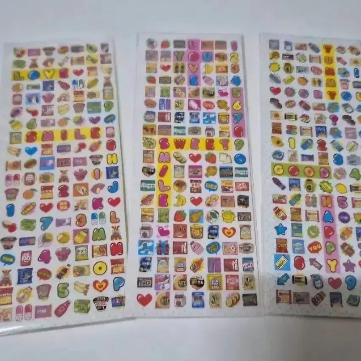 [BUNJANG] 6 Sheets Classic Cubes Mini Sticker Set / 6장)고전 깍두기 미니 스티커
