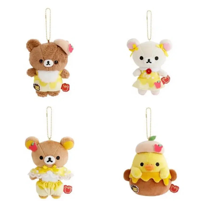 [BUNJANG] Rilakkuma Korilakkuma Honey Expedition Kii Koguma Plush Set / 리락쿠마 코리락쿠마 벌꿀탐험대 키이 코구마