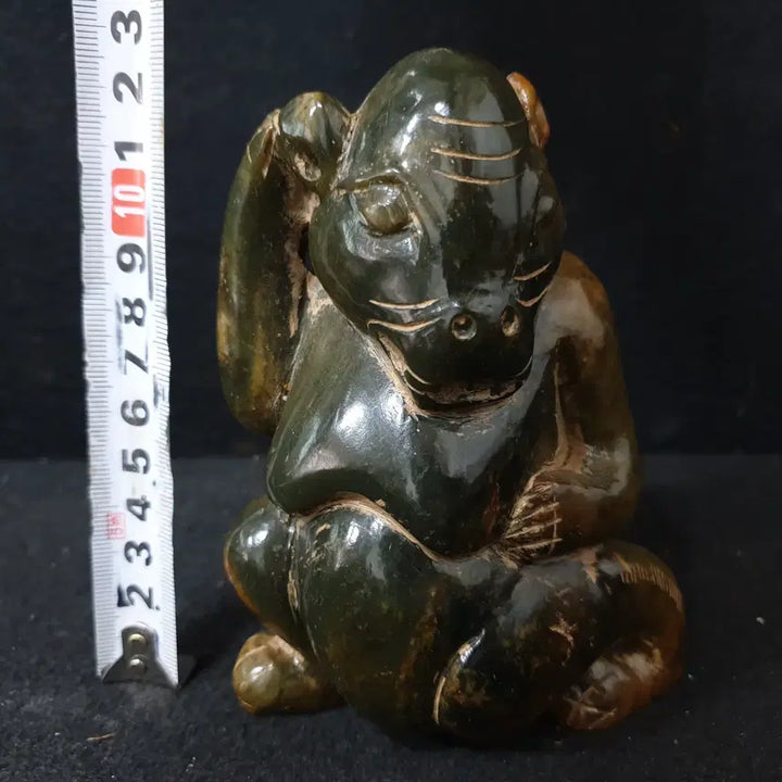 [BUNJANG] Excavated Huazhuan Jade Buffalo Figure / (수원만물)출토 화전옥 물소상