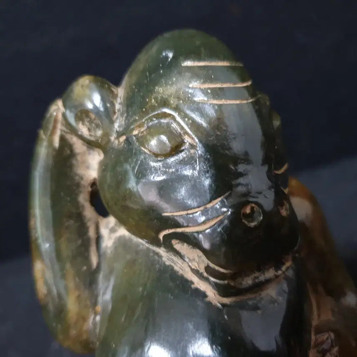 [BUNJANG] Excavated Huazhuan Jade Buffalo Figure / (수원만물)출토 화전옥 물소상