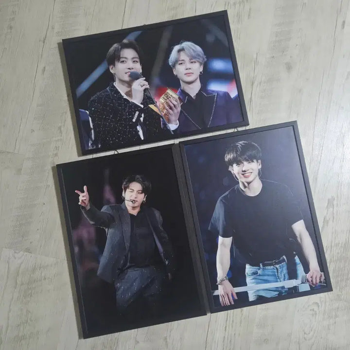 [BUNJANG] BTS Jungkook Jimin Unofficial Frame Set / BTS 방탄소년단 정국, 지민 비공식 액자