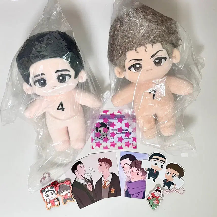 [BUNJANG] Slam Dunk Unofficial Plush Doll Set (20cm) - Lee Myung-heon &amp; Song Tae-seop / 슬램덩크 명태 비공식 솜인형 세트 이명헌 송태섭