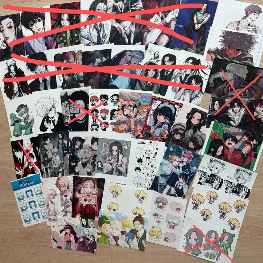 [BUNJANG] Hunter x Hunter Frame Print Illumi Hisoka Killua / 헌터헌터 프박 이르미 히소카 키르아 위주 판매합니다!