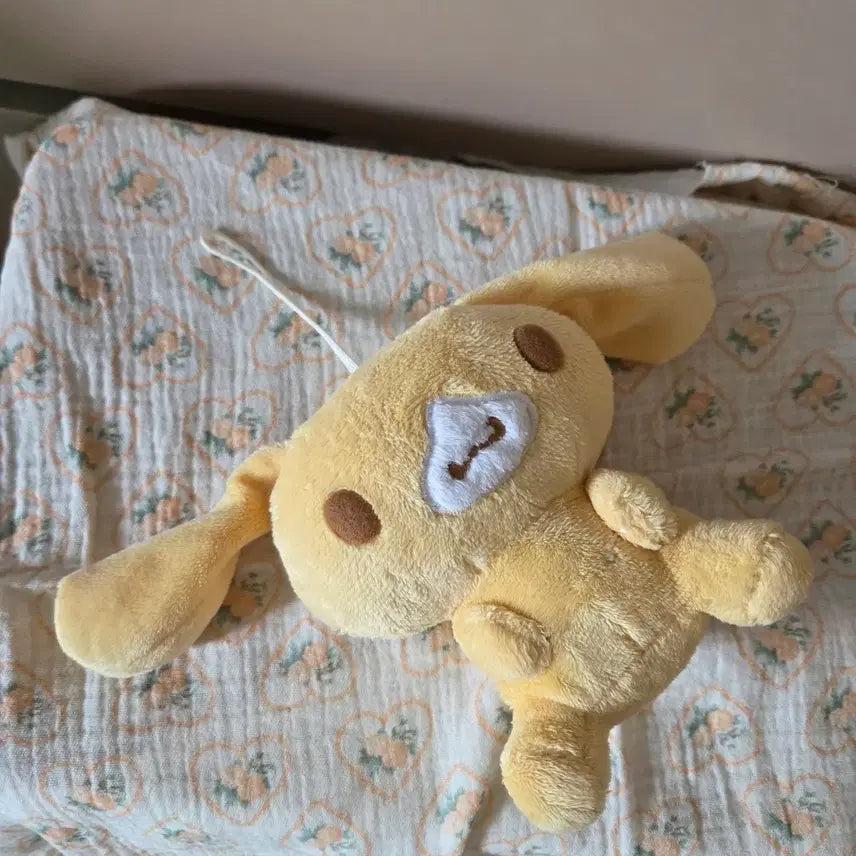 [BUNJANG] Sanrio Cinnamoroll Cappuccino Plush Keychain / 일본정품 고전시나 카푸치노 인형 ,고리있음