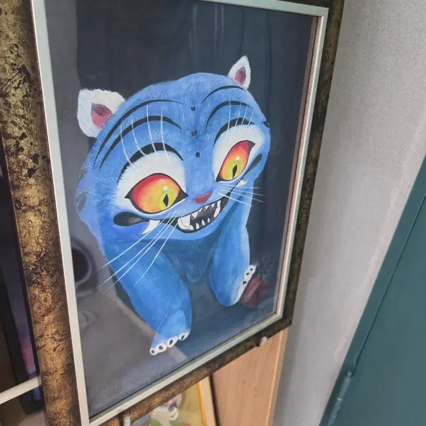 [BUNJANG] Kim Min-seo Celadon Porcelain Tiger Painting / 케데헌 더피 호랑이