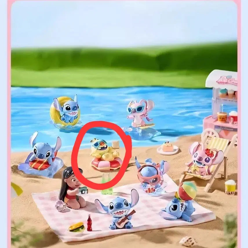 [BUNJANG] Miniso Disney Stitch Summer Party Series Collection Ruben Figure Blind Box / 미니소 디즈니 스티치 썸머 파티 시리즈 컬렉션 피규어 블라인드 박스 루벤