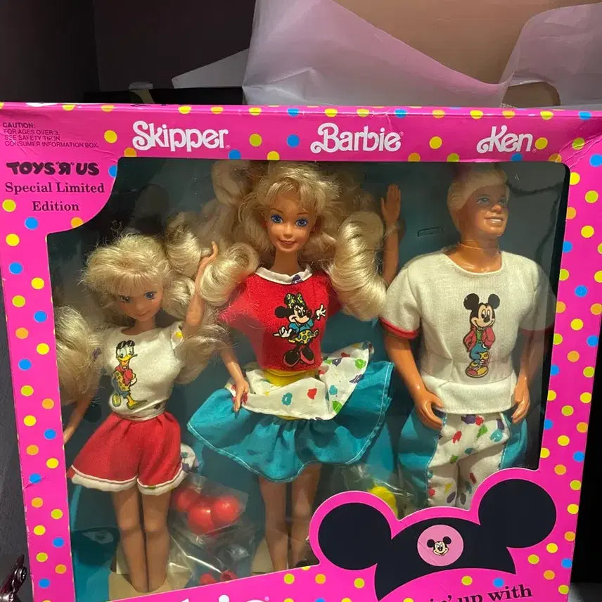 [BUNJANG] Vintage Disneyland Barbie Family Set / 빈티지 디즈니랜드 바비 패밀리 세트