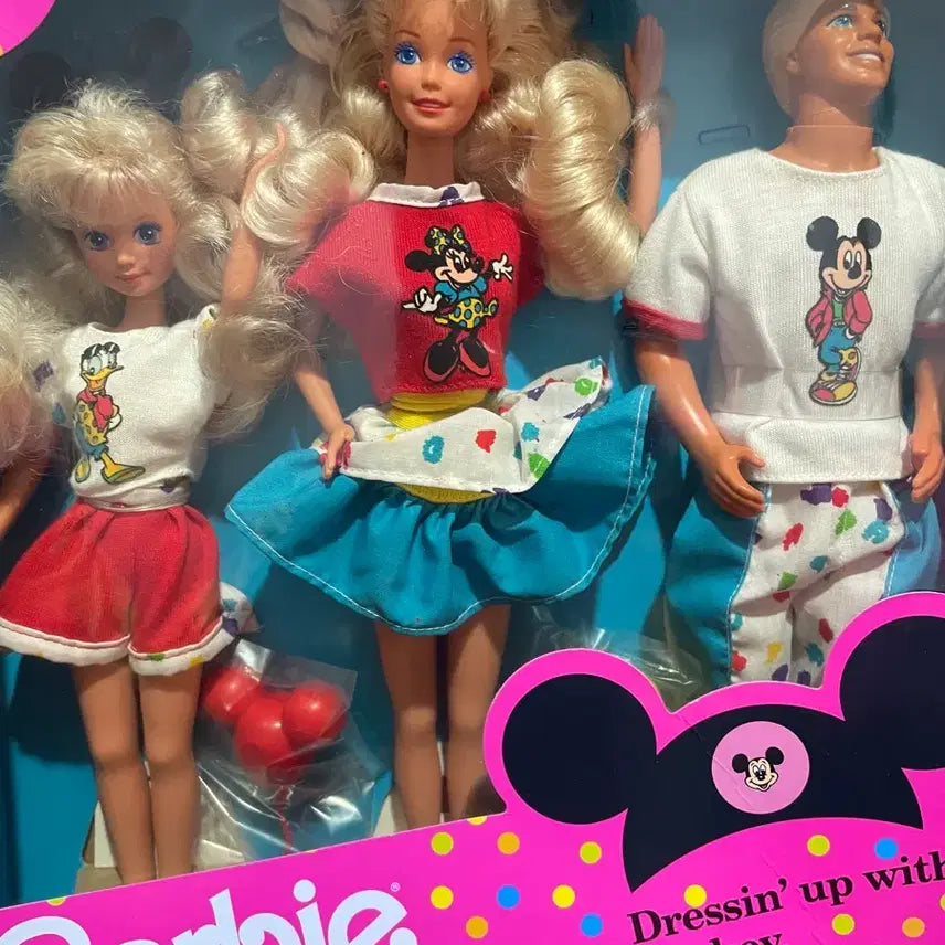 [BUNJANG] Vintage Disneyland Barbie Family Set / 빈티지 디즈니랜드 바비 패밀리 세트