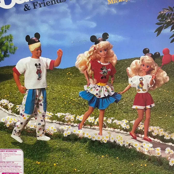 [BUNJANG] Vintage Disneyland Barbie Family Set / 빈티지 디즈니랜드 바비 패밀리 세트