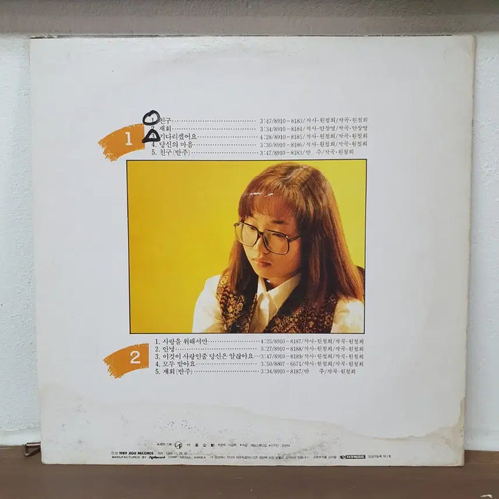 [BUNJANG] Park Hee-kyung 1989 LP / 박희경 LP  1989 지구레코드