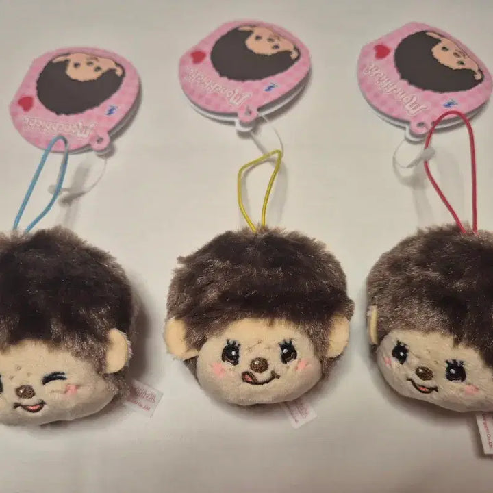[BUNJANG] Monchhichi Face Doll Keychain / 일본 직수입 몬치치 얼굴 인형 키링 판매(새상품)