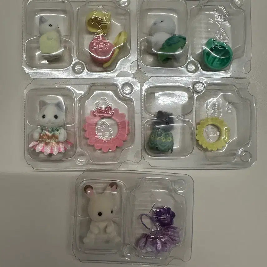 [BUNJANG] Sylvanian Families Baby Fairy Forest Blind Bag Figures Bundle Set (5 Types) / 실바니안 아기요정의  숲 블라인드백 단순개봉 5종 일괄판매