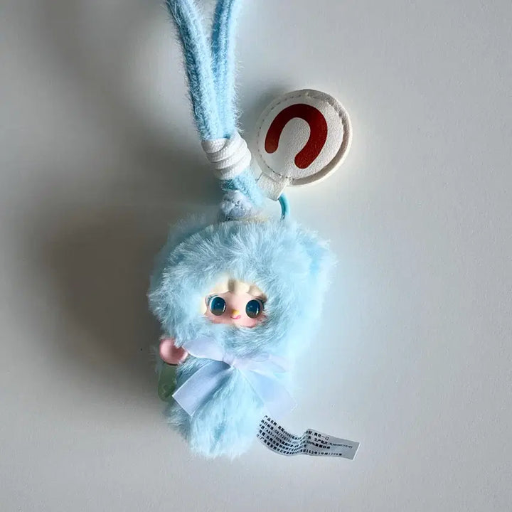 [BUNJANG] Yooki Alphabet Initial Keyring (Sky Blue U) / Yooki 유키 알파벳 이니셜 키링_연하늘U